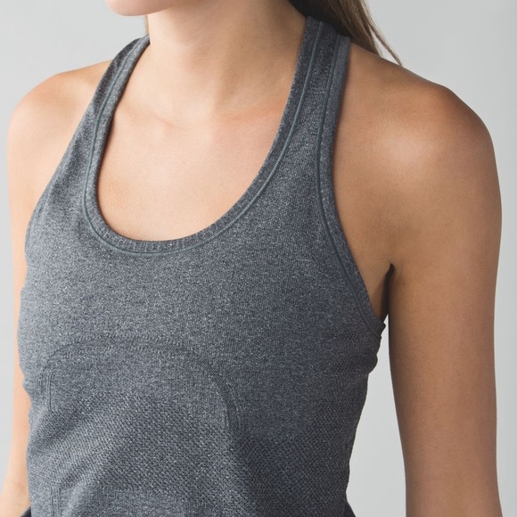 Lululemon Swiftly Tech Racerback in Heathered Black gray - Picture 3 of 16